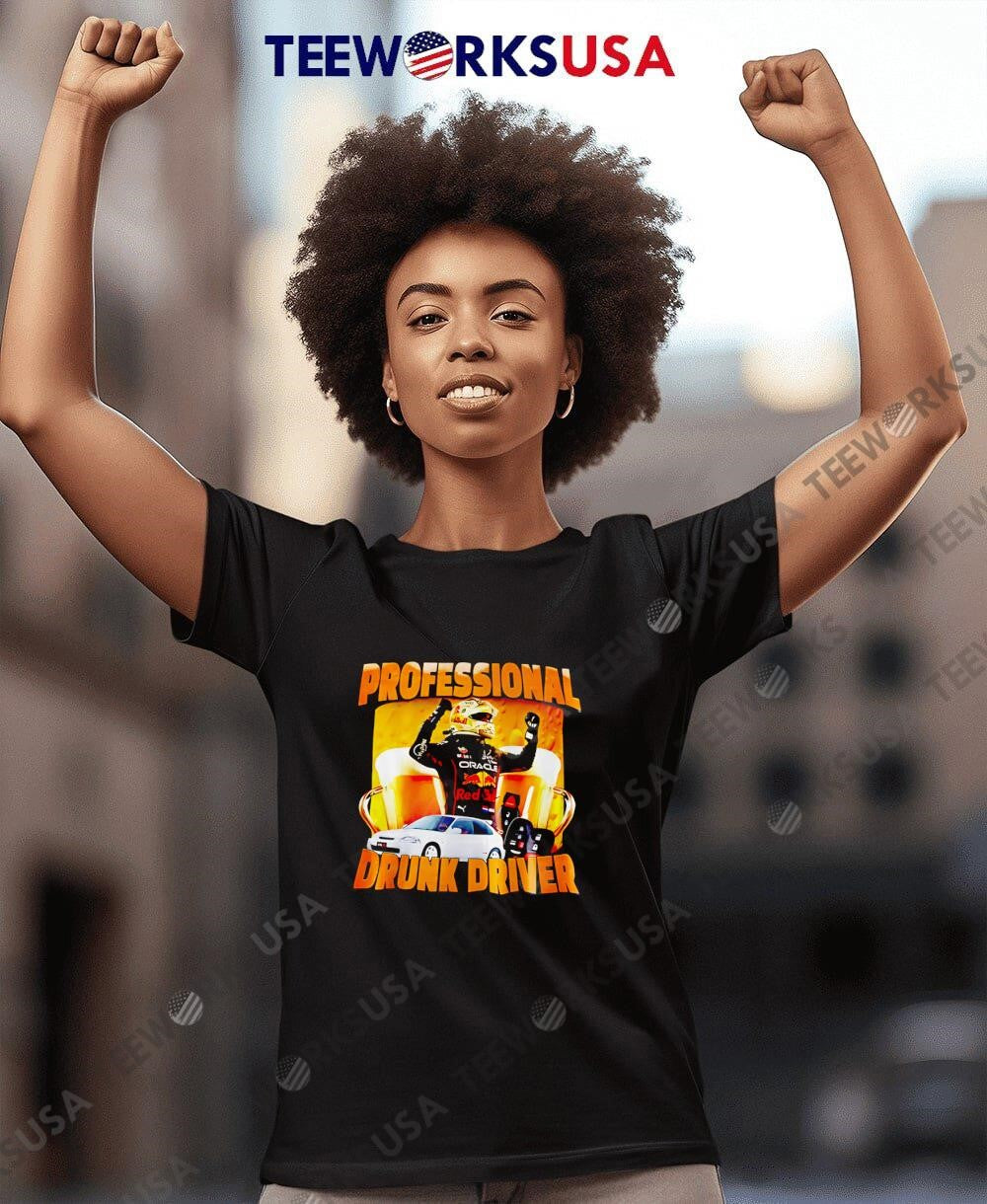 F1 Professional Drunk Driver - Adult & Kids T-Shirts, Sweatshirts & Hoodies apparel design preview 8