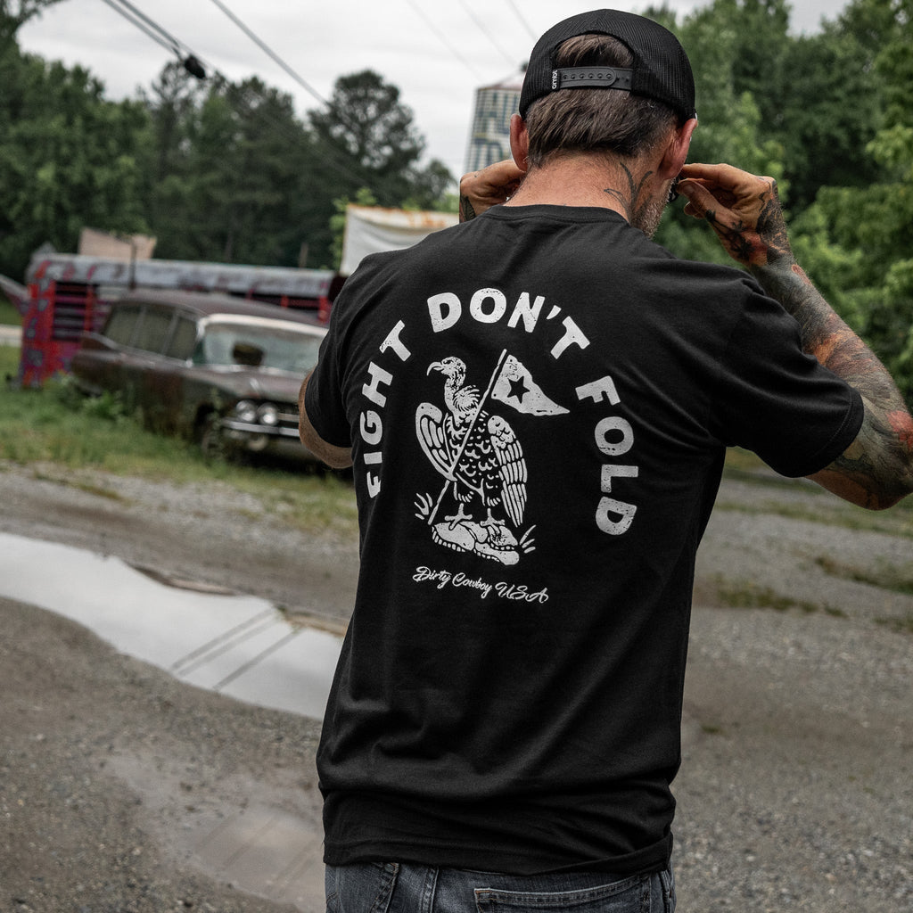 Fight Don't Fold Men's - Adult & Kids T-Shirts, Sweatshirts & Hoodies apparel design preview 8