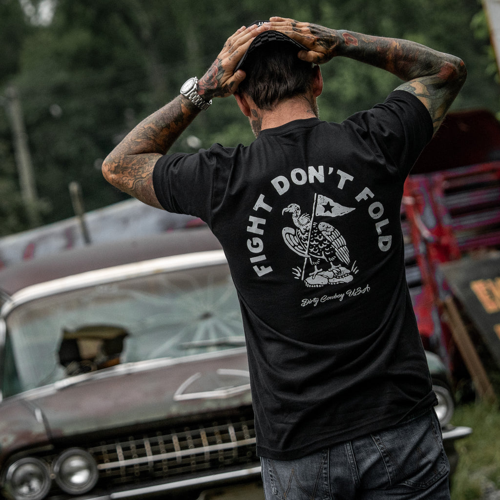 Fight Don't Fold Men's - Adult & Kids T-Shirts, Sweatshirts & Hoodies apparel design preview 6