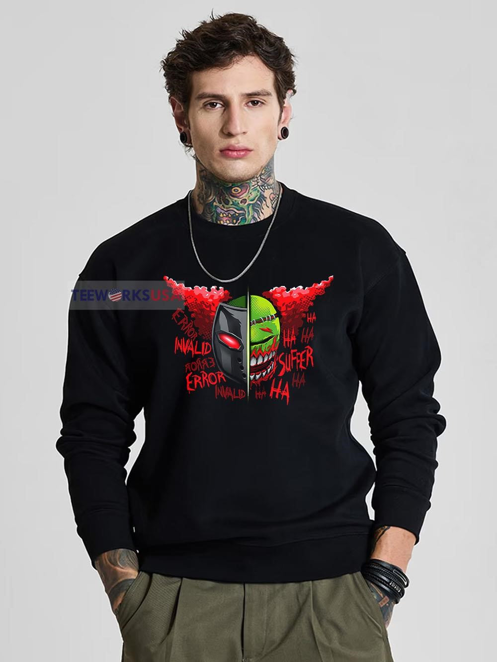 Faces of Tricky - Adult & Kids T-Shirts, Sweatshirts & Hoodies apparel design preview 5