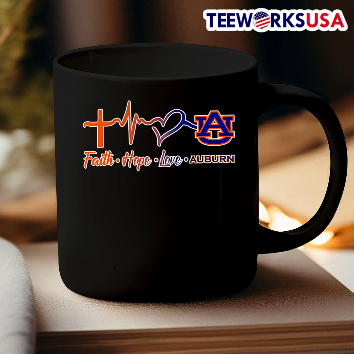 Faith hope love Auburn Tigers - Adult & Kids T-Shirts, Sweatshirts & Hoodies apparel design preview 3