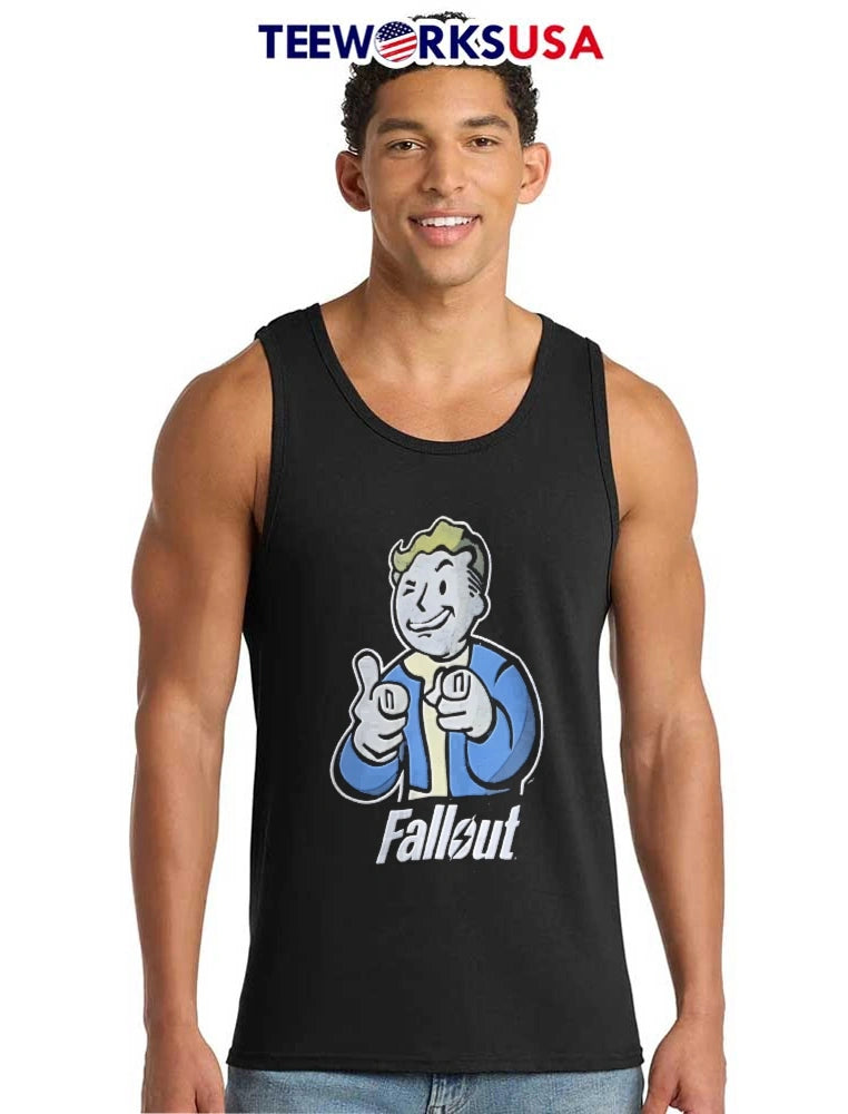 Fallout Vault Boy pointing finger - Adult & Kids T-Shirts, Sweatshirts & Hoodies apparel design preview 6