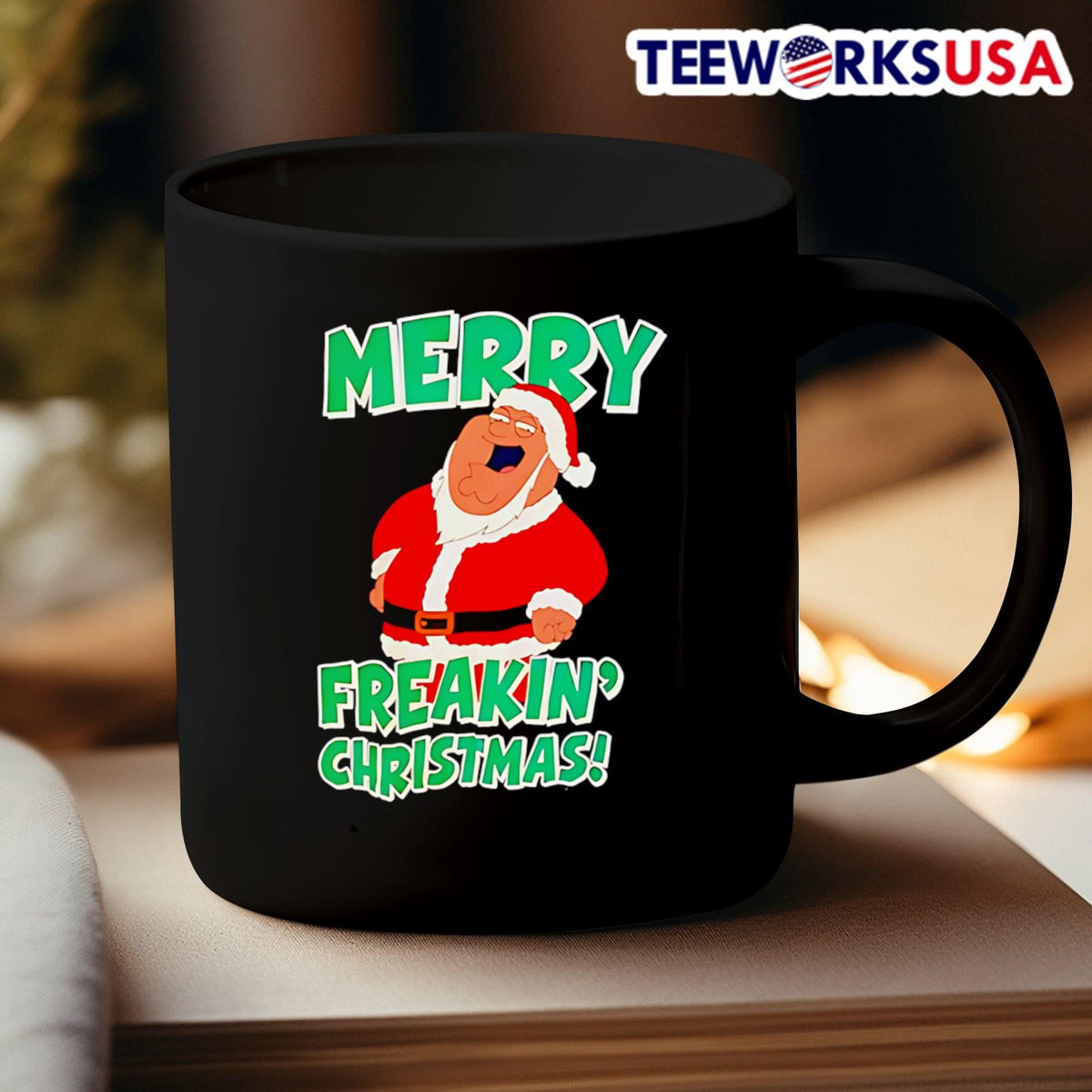 Family Guy Merry freakin' Christmas - Adult & Kids T-Shirts, Sweatshirts & Hoodies apparel design preview 3