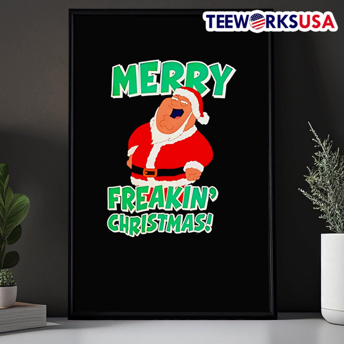 Family Guy Merry freakin' Christmas - Adult & Kids T-Shirts, Sweatshirts & Hoodies apparel design preview 5