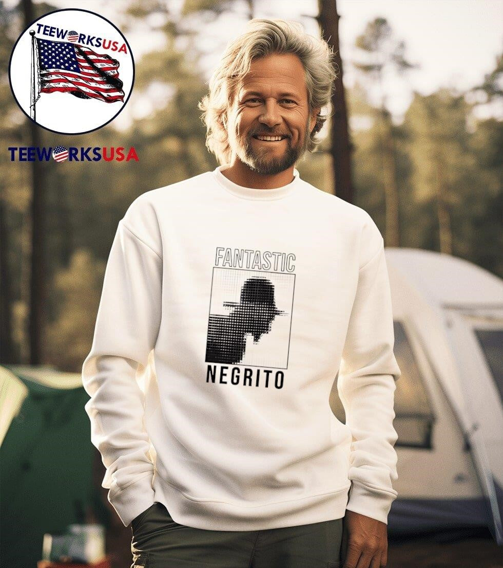Fantastic Negrito Silhouette - Adult & Kids T-Shirts, Sweatshirts & Hoodies apparel design preview 3