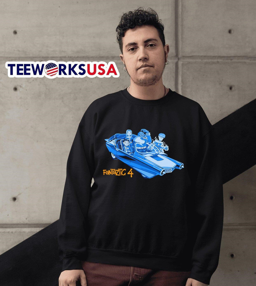 FantaztiCar Fantaztic 4 - Adult & Kids T-Shirts, Sweatshirts & Hoodies apparel design preview 6