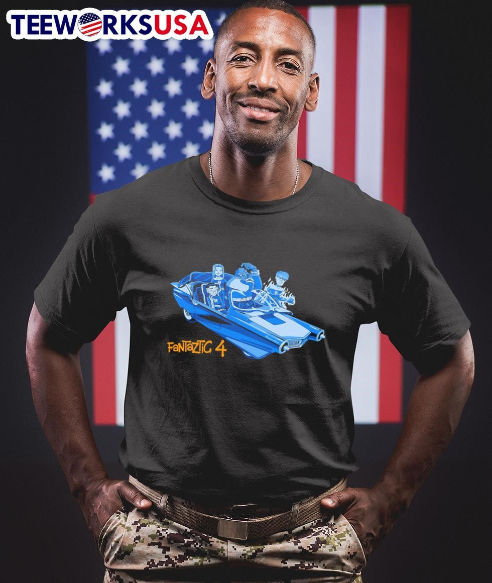 FantaztiCar Fantaztic 4 - Adult & Kids T-Shirts, Sweatshirts & Hoodies apparel design preview 1
