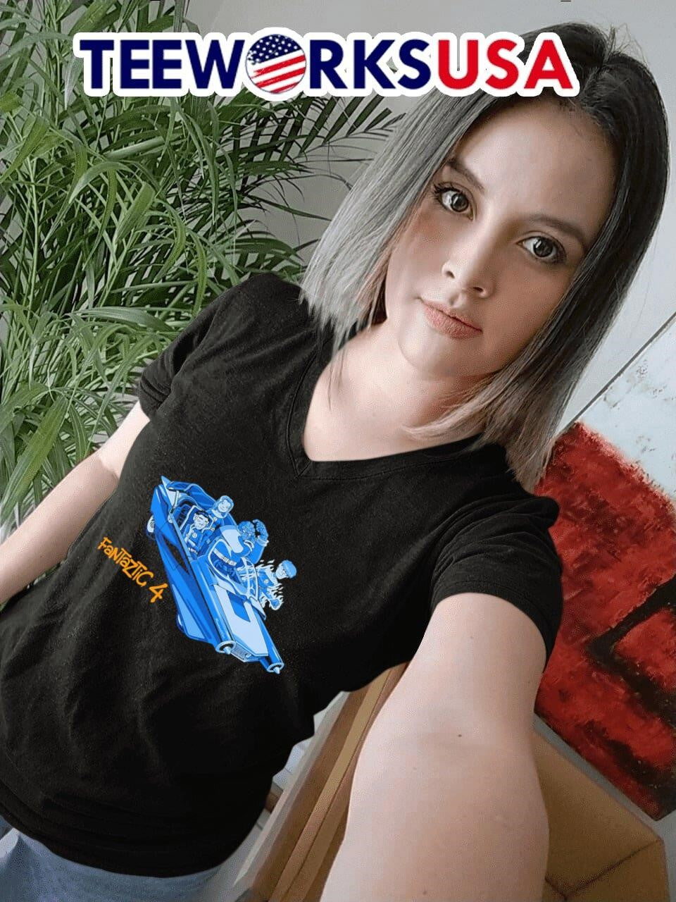 FantaztiCar Fantaztic 4 - Adult & Kids T-Shirts, Sweatshirts & Hoodies apparel design preview 7