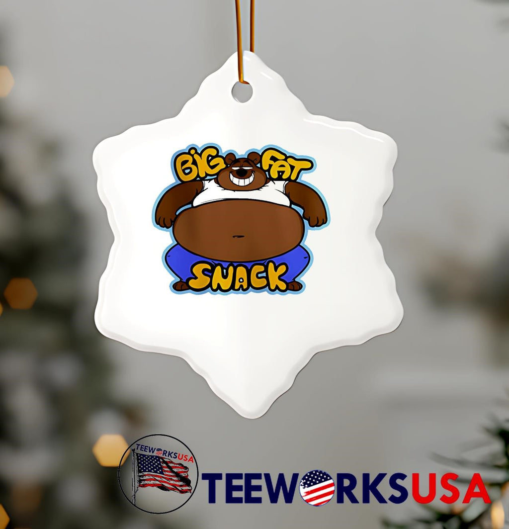 Fat Bear Small Chair Big Snack - Adult & Kids T-Shirts, Sweatshirts & Hoodies apparel design preview 7