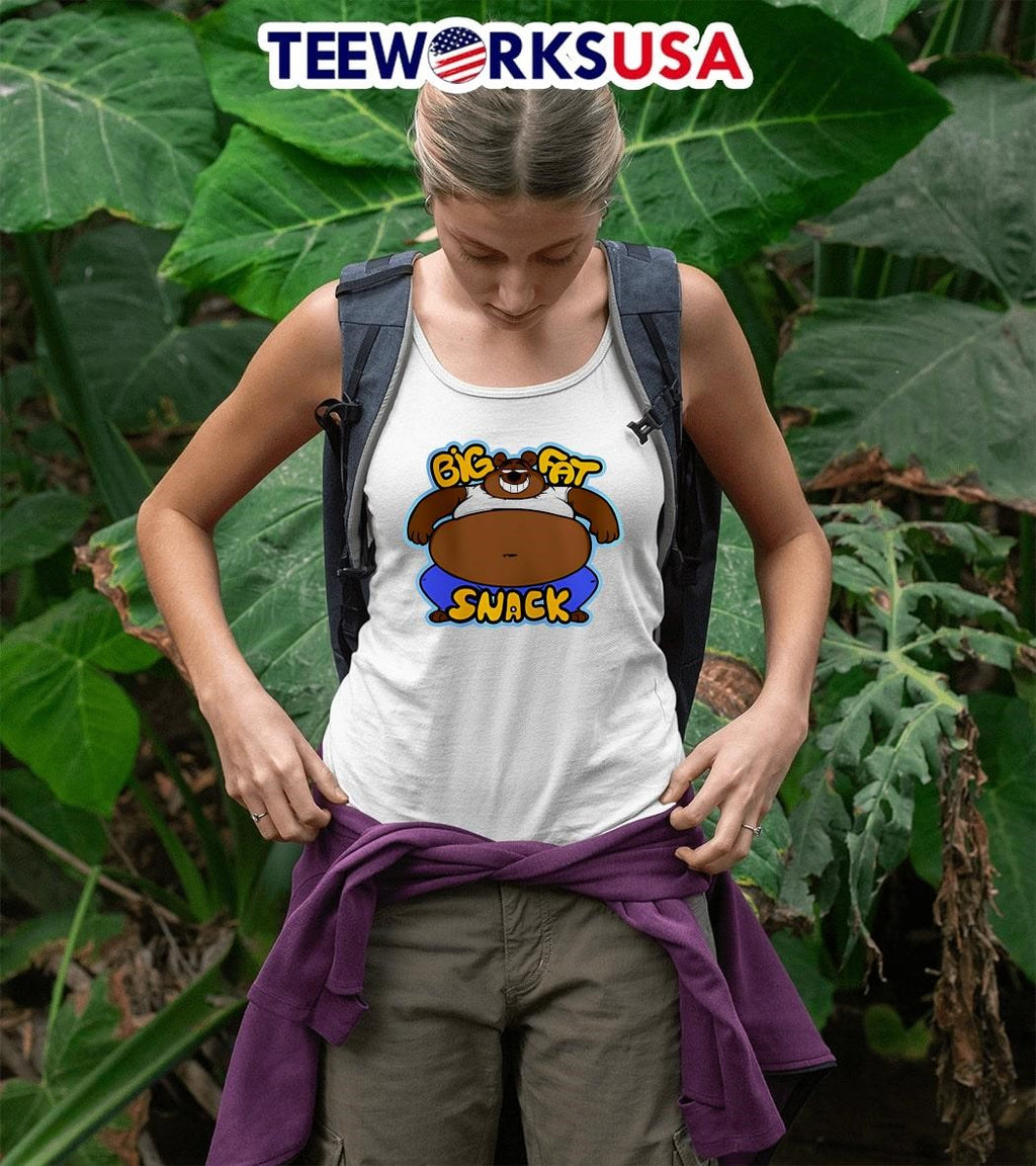 Fat Bear Small Chair Big Snack - Adult & Kids T-Shirts, Sweatshirts & Hoodies apparel design preview 5