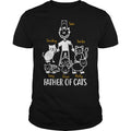 Father Of Cats Black - Adult & Kids T-Shirts, Sweatshirts & Hoodies apparel design preview 1