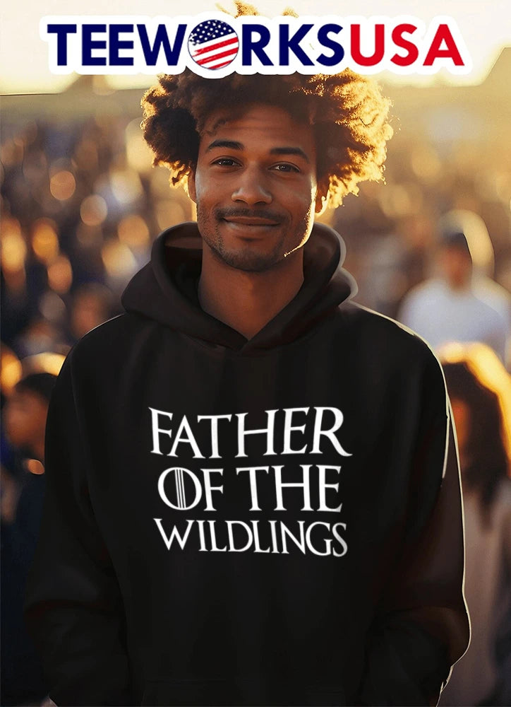 Father of the Wildlings - Adult & Kids T-Shirts, Sweatshirts & Hoodies apparel design preview 3