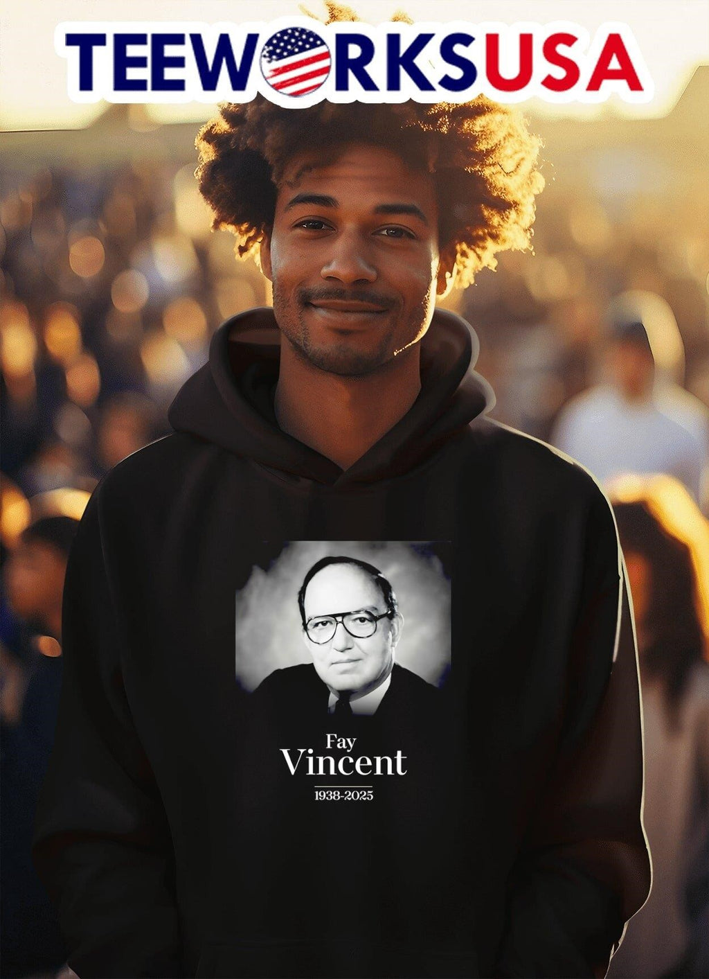 Fay Vincent 1938 2025 - Adult & Kids T-Shirts, Sweatshirts & Hoodies apparel design preview 2