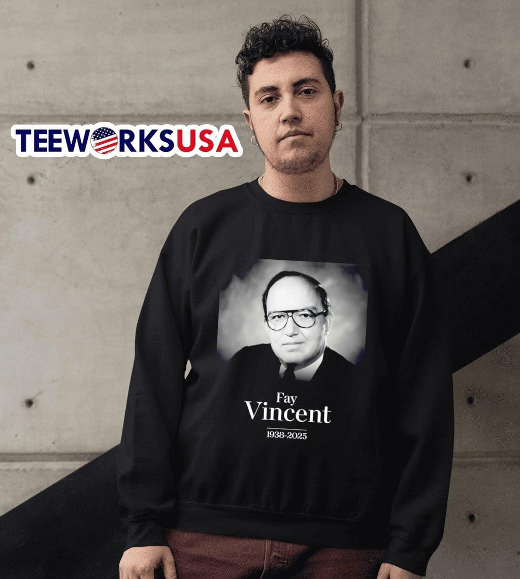 Fay Vincent 1938 2025 - Adult & Kids T-Shirts, Sweatshirts & Hoodies apparel design preview 6