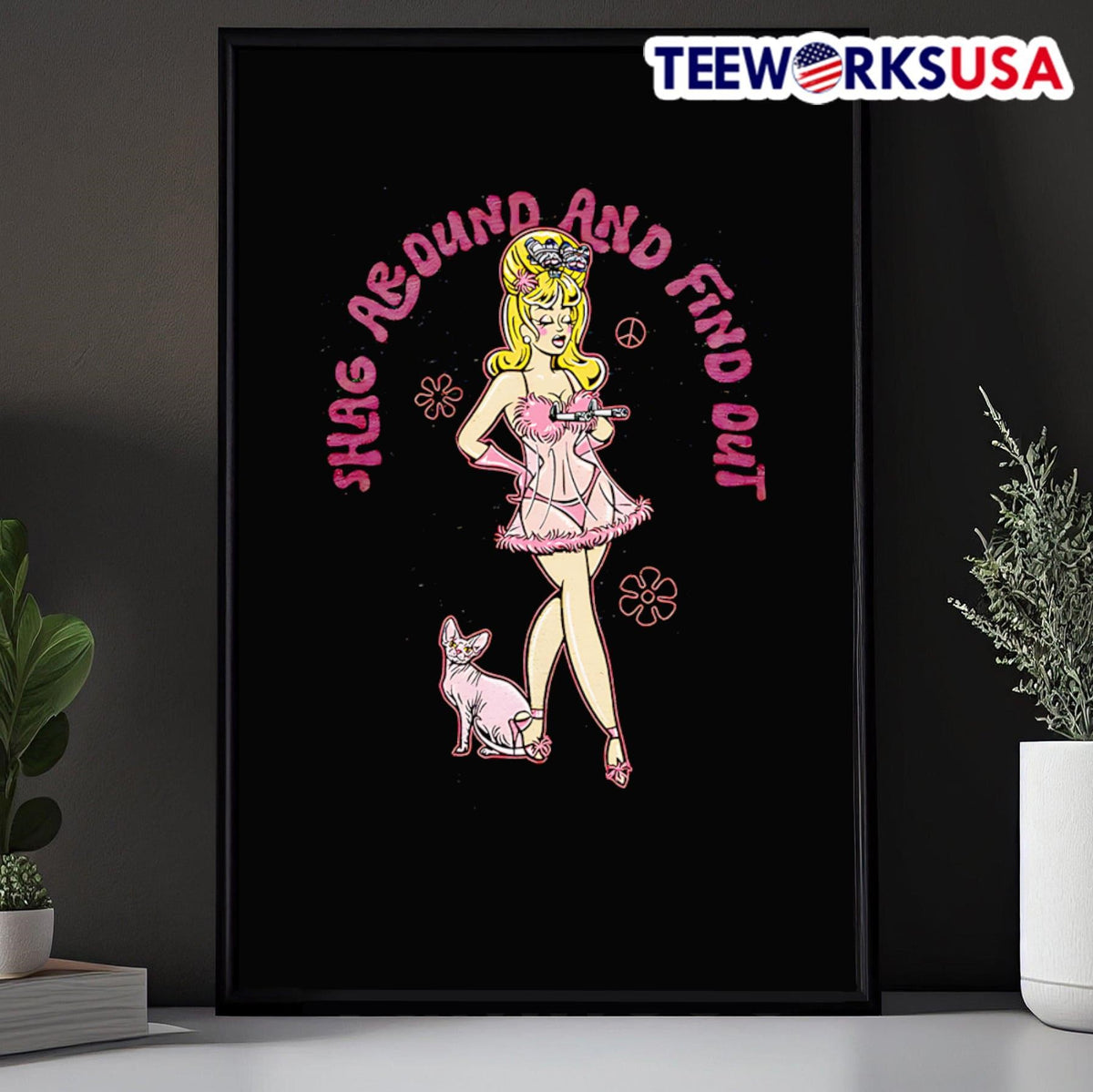Fembot shag around and find out - Adult & Kids T-Shirts, Sweatshirts & Hoodies apparel design preview 5
