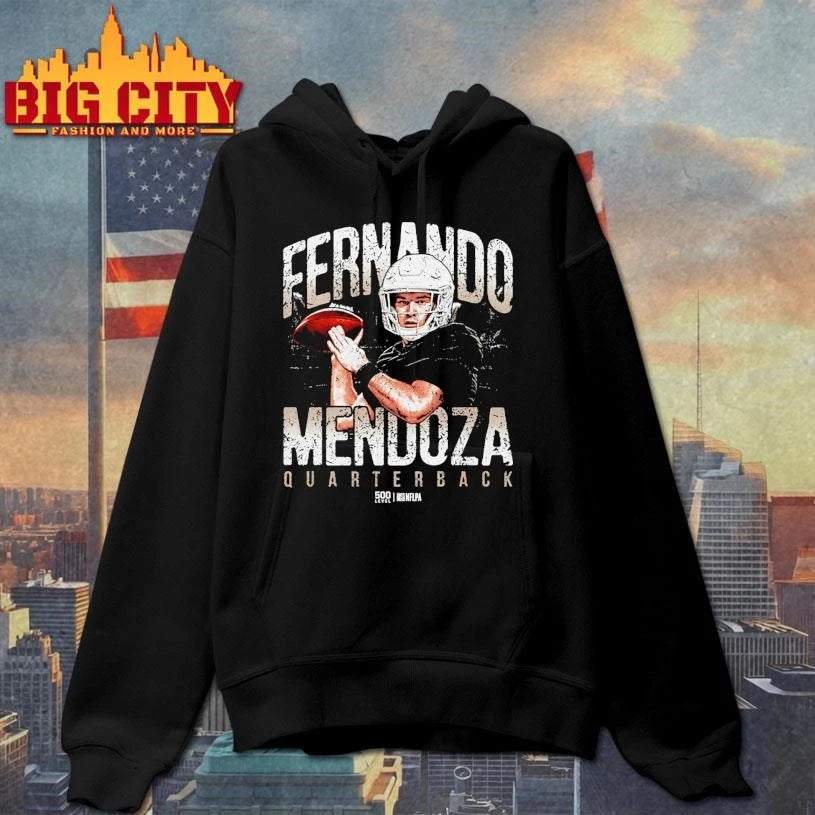 Fernando Mendoza Quarterback - Adult & Kids T-Shirts, Sweatshirts & Hoodies apparel design preview 2