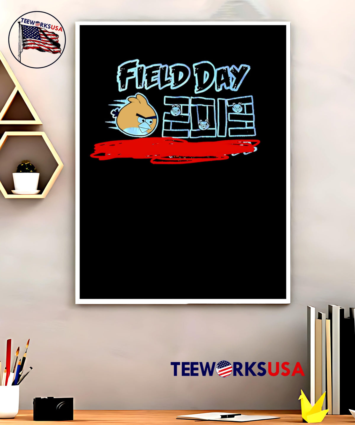 Field Day the Bird 2013 - Adult & Kids T-Shirts, Sweatshirts & Hoodies apparel design preview 5