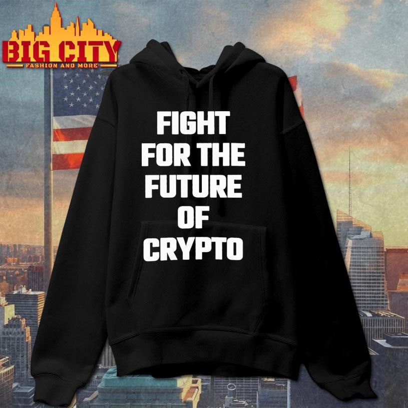 Fight For The Future Of Crypto - Adult & Kids T-Shirts, Sweatshirts & Hoodies apparel design preview 2