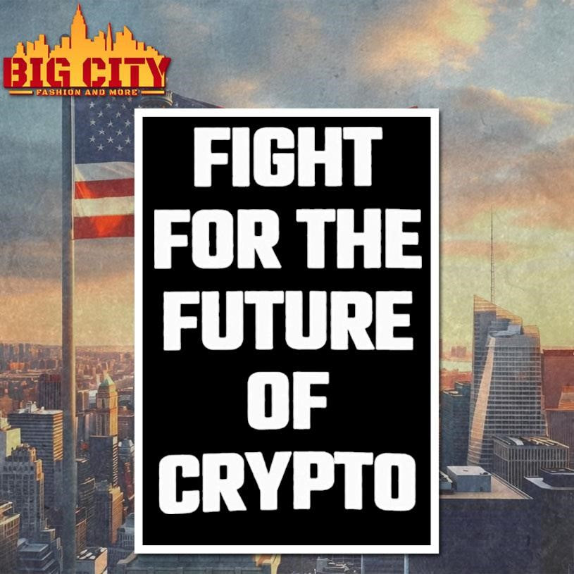 Fight For The Future Of Crypto - Adult & Kids T-Shirts, Sweatshirts & Hoodies apparel design preview 4