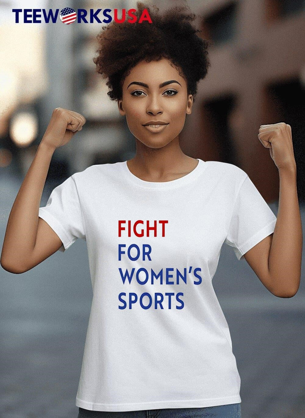 Fight For Women's Sport - Adult & Kids T-Shirts, Sweatshirts & Hoodies apparel design preview 6