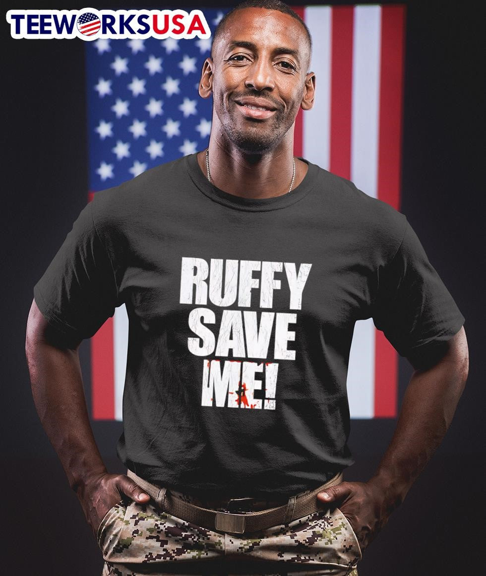 Fighting Nerds Ruffy save me - Adult & Kids T-Shirts, Sweatshirts & Hoodies apparel design preview 1