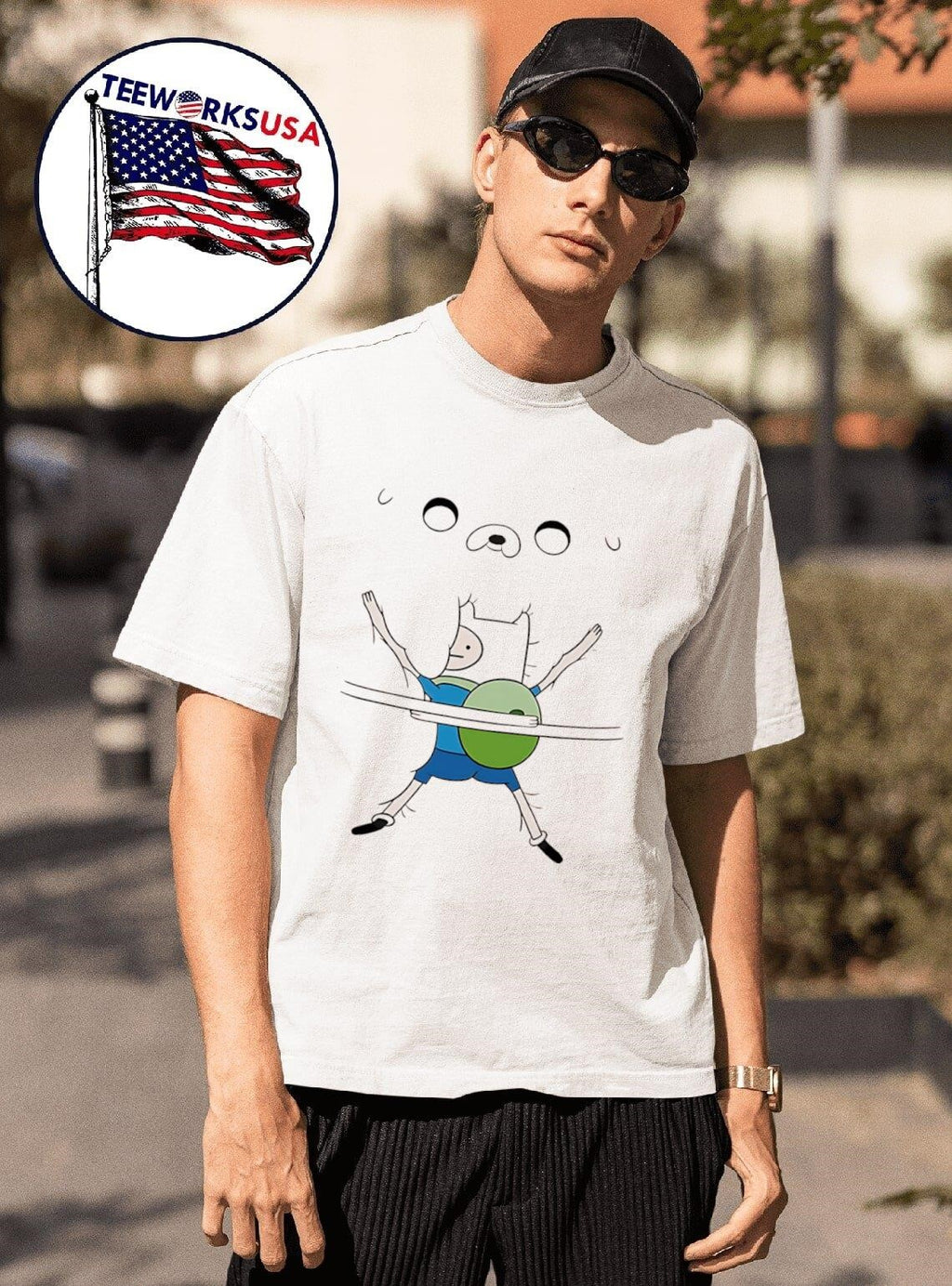 Finn the Human Hug Boobs - Adult & Kids T-Shirts, Sweatshirts & Hoodies apparel design preview 1