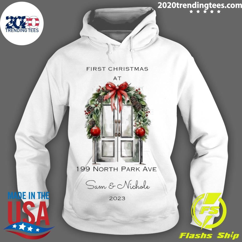 First Christmas At New Home - Adult & Kids T-Shirts, Sweatshirts & Hoodies apparel design preview 2