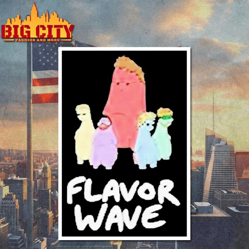 Flavor Wave The Gang - Adult & Kids T-Shirts, Sweatshirts & Hoodies apparel design preview 4