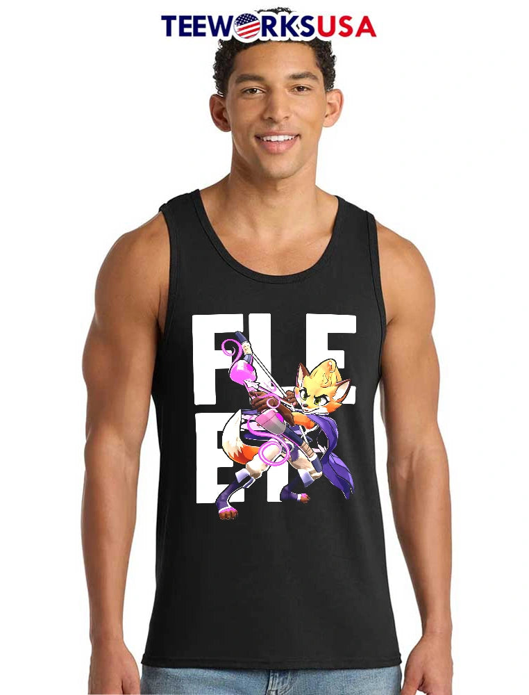 Fleet Cartoon Orange Fox Archer Drawing Glowing Pink - Adult & Kids T-Shirts, Sweatshirts & Hoodies apparel design preview 6