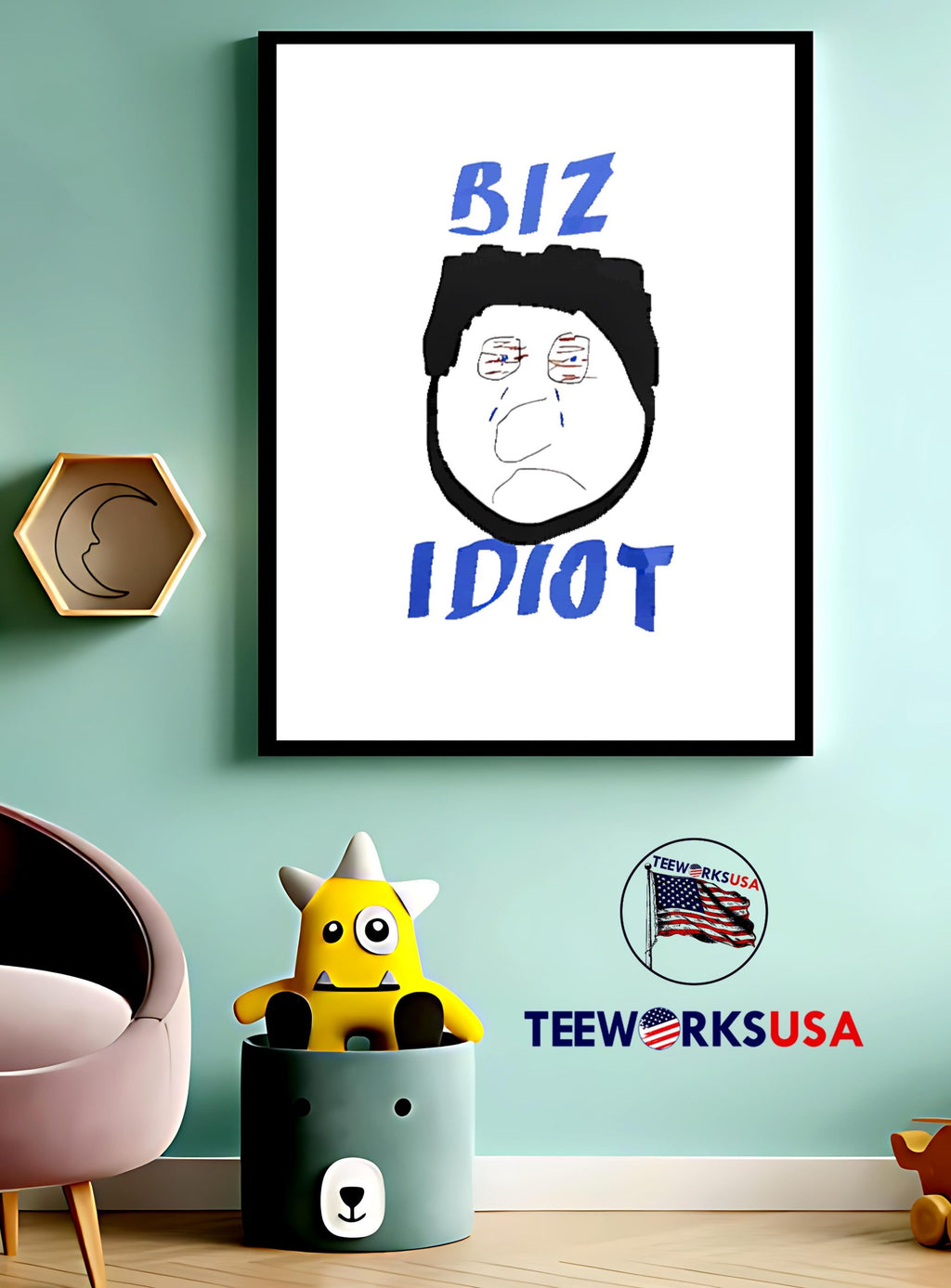 Florida Panthers Biz Idiot - Adult & Kids T-Shirts, Sweatshirts & Hoodies apparel design preview 3