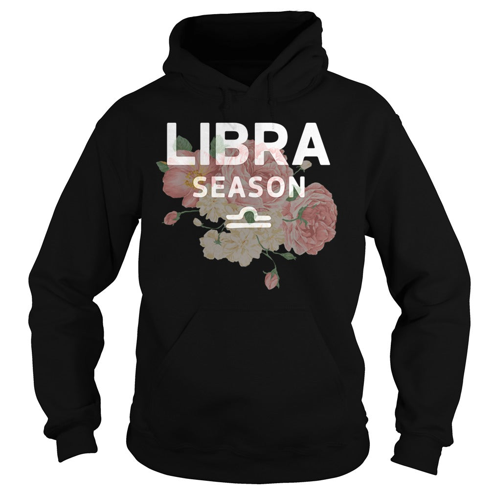 Flower Libra Season - Adult & Kids T-Shirts, Sweatshirts & Hoodies apparel design preview 4