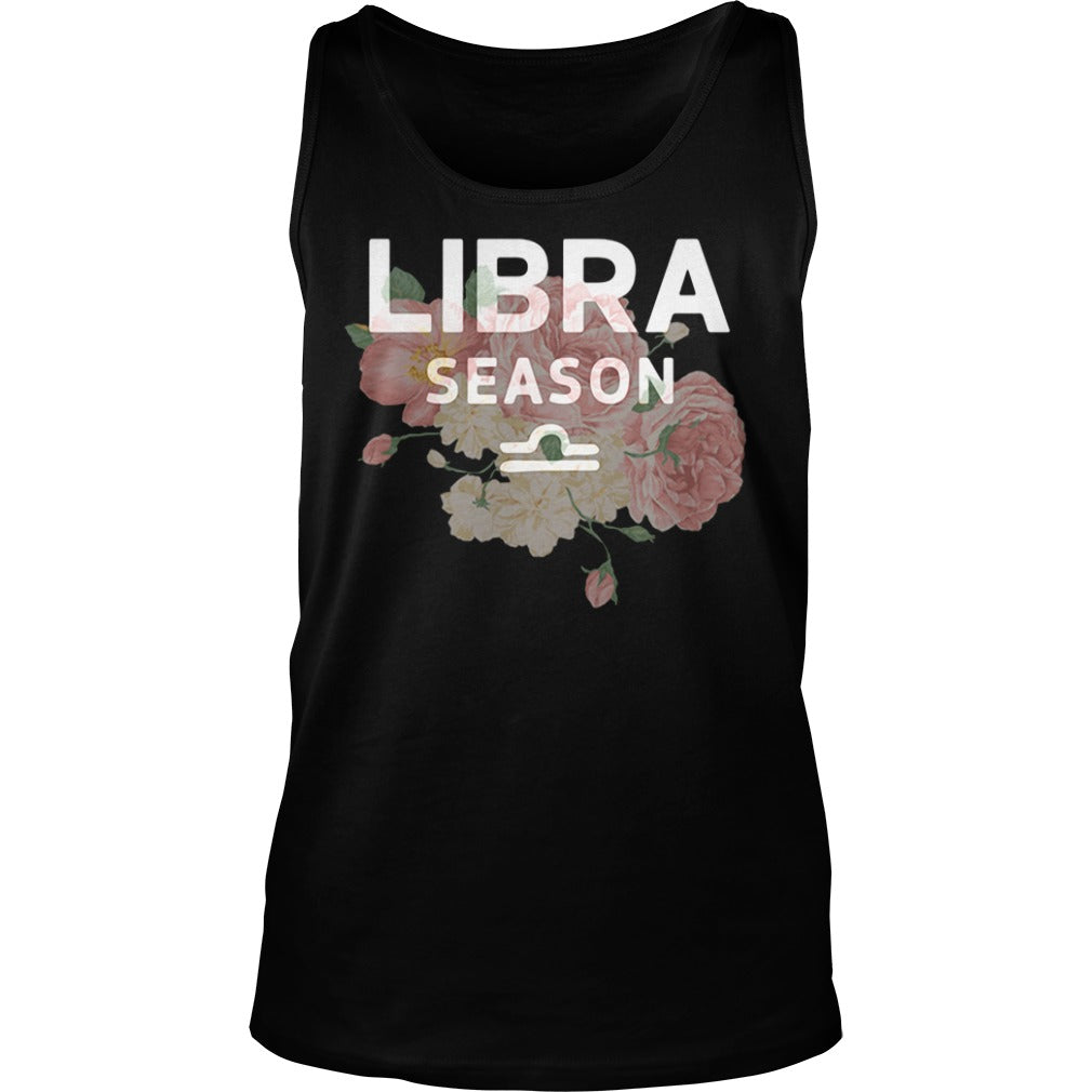 Flower Libra Season - Adult & Kids T-Shirts, Sweatshirts & Hoodies apparel design preview 3