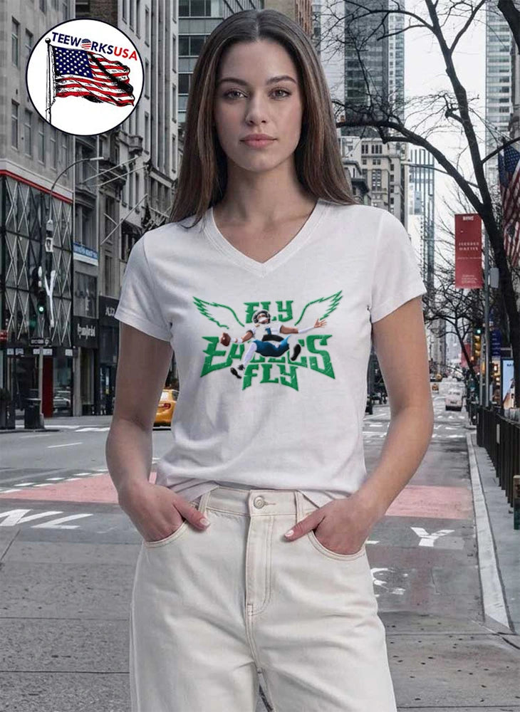 Fly Jalen Hurts - Adult & Kids T-Shirts, Sweatshirts & Hoodies apparel design preview 7