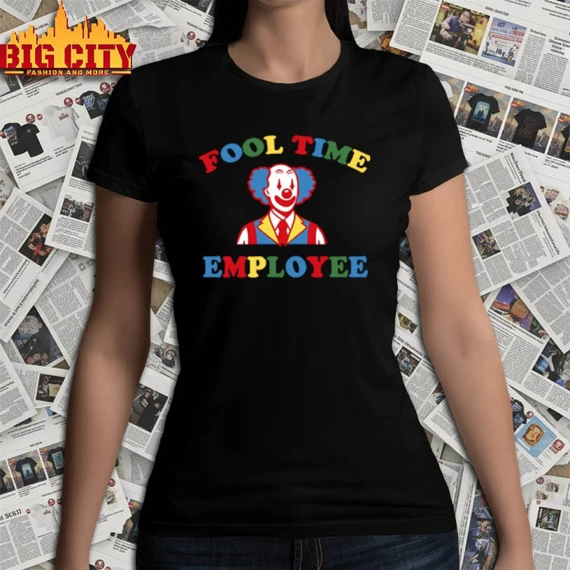 Fool Time Employee Clown - Adult & Kids T-Shirts, Sweatshirts & Hoodies apparel design preview 3