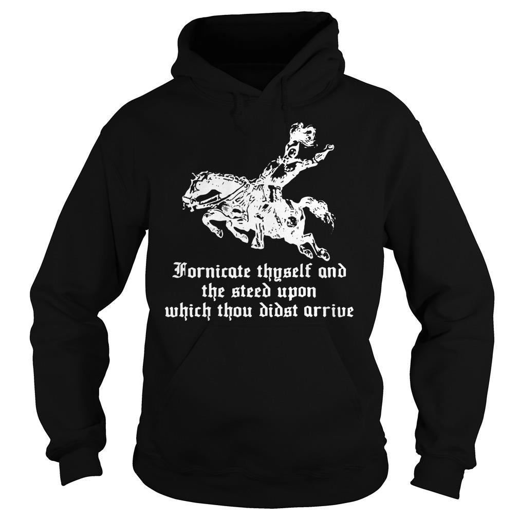Fornicate Thyself And The Steed Upon Which Thou Didst - Adult & Kids T-Shirts, Sweatshirts & Hoodies apparel design preview 4