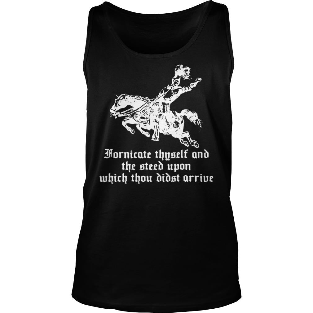 Fornicate Thyself And The Steed Upon Which Thou Didst - Adult & Kids T-Shirts, Sweatshirts & Hoodies apparel design preview 3