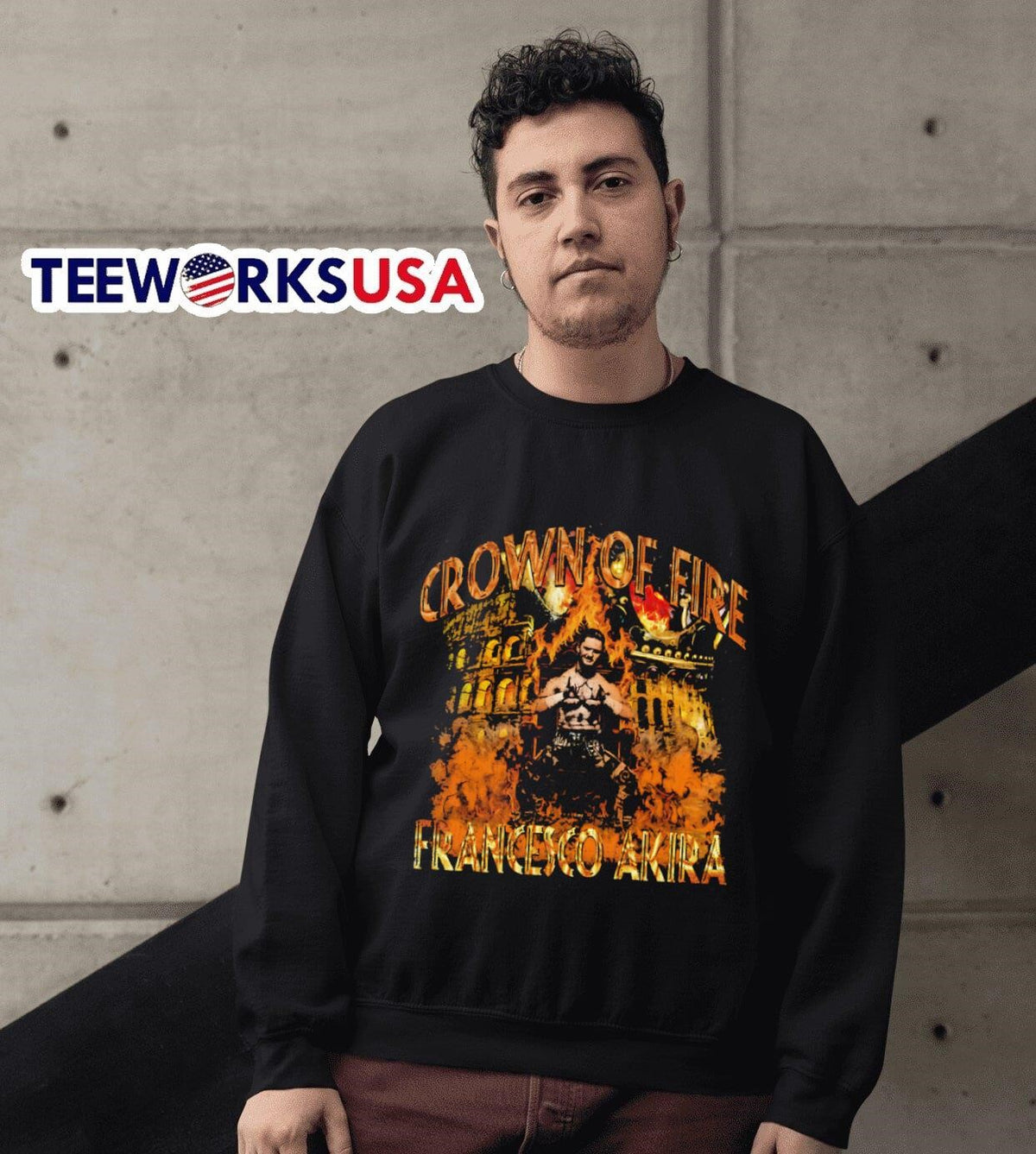 Francesco Akira The crown and Thrones of fire - Adult & Kids T-Shirts, Sweatshirts & Hoodies apparel design preview 6
