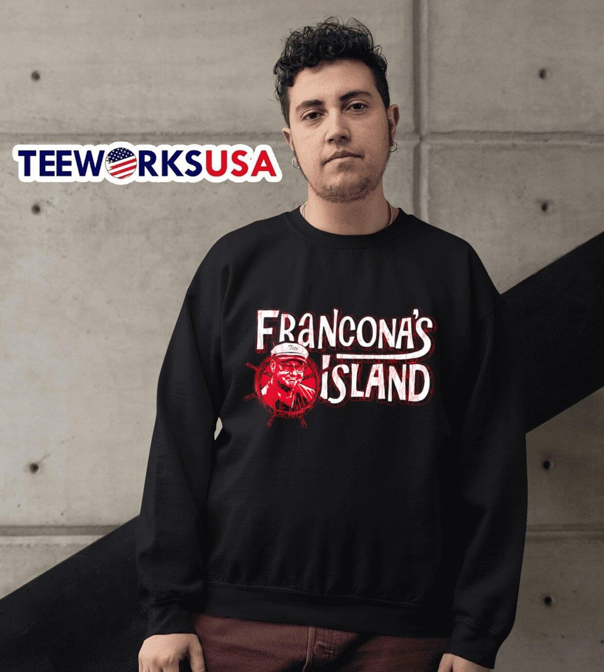 Francona's Island - Adult & Kids T-Shirts, Sweatshirts & Hoodies apparel design preview 6