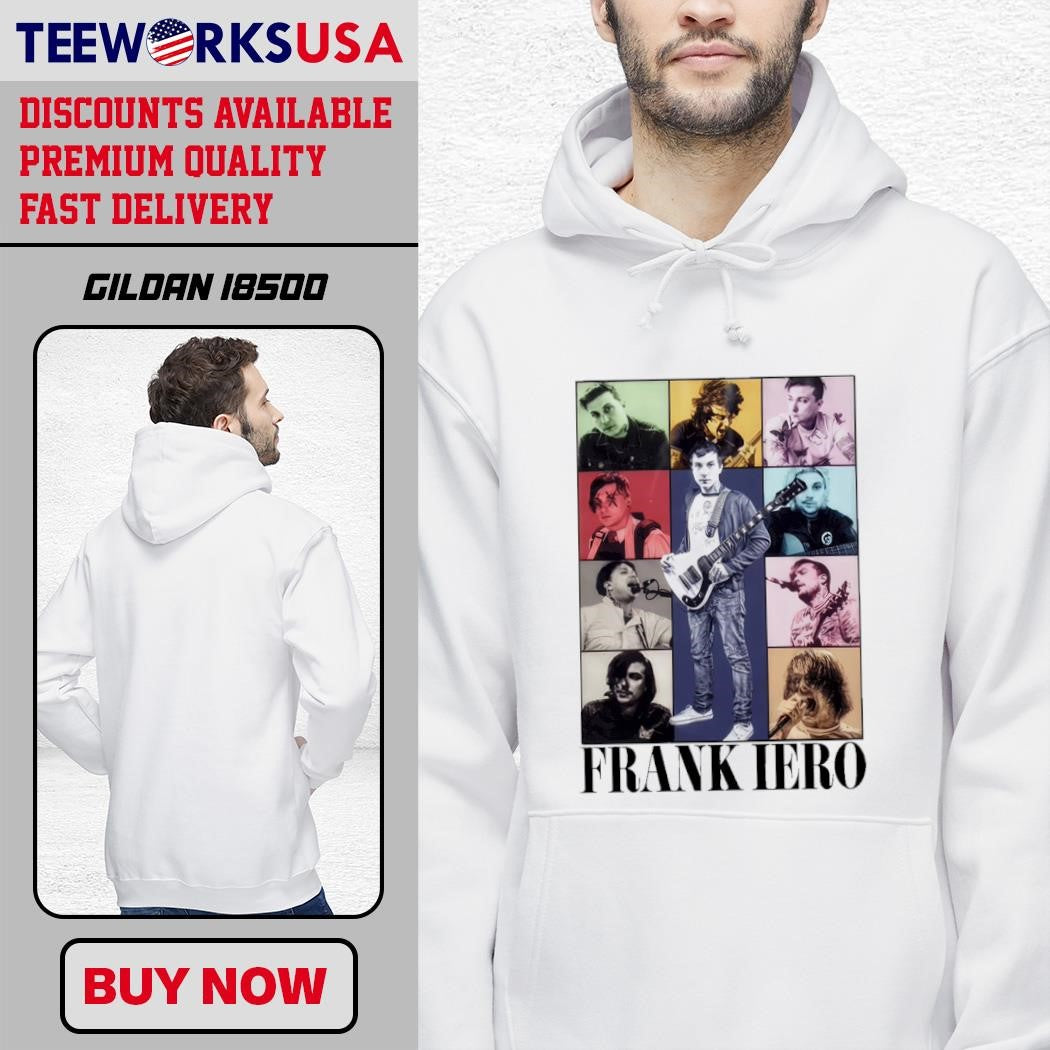 Frank Iero Eras Tour - Adult & Kids T-Shirts, Sweatshirts & Hoodies apparel design preview 2