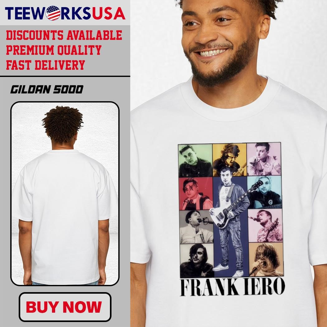 Frank Iero Eras Tour - Adult & Kids T-Shirts, Sweatshirts & Hoodies apparel design preview 3