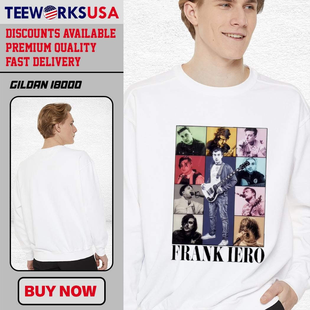 Frank Iero Eras Tour - Adult & Kids T-Shirts, Sweatshirts & Hoodies apparel design preview 1