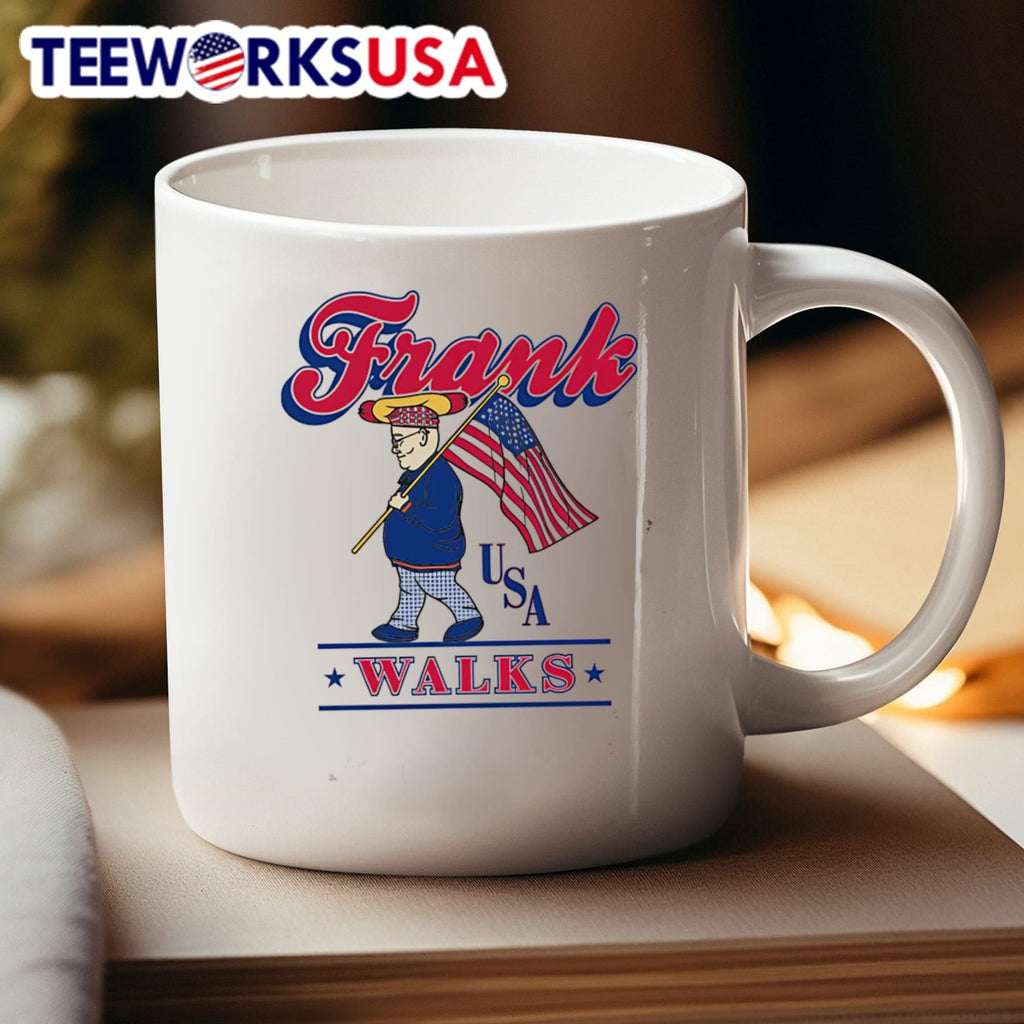 Frank Walks USA flag - Adult & Kids T-Shirts, Sweatshirts & Hoodies apparel design preview 4