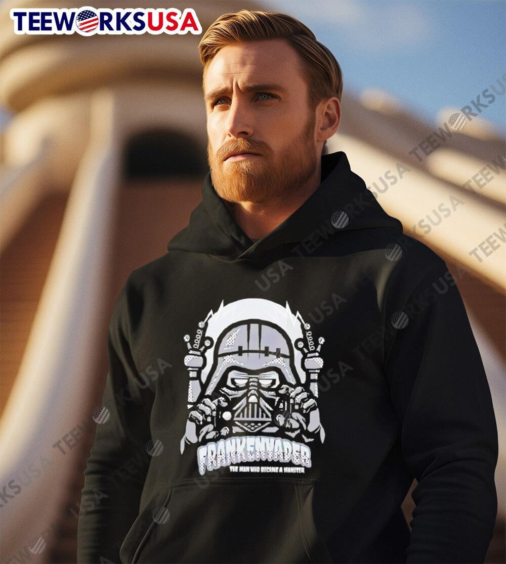 Franken Vader The Man Who Became A Monster - Adult & Kids T-Shirts, Sweatshirts & Hoodies apparel design preview 2