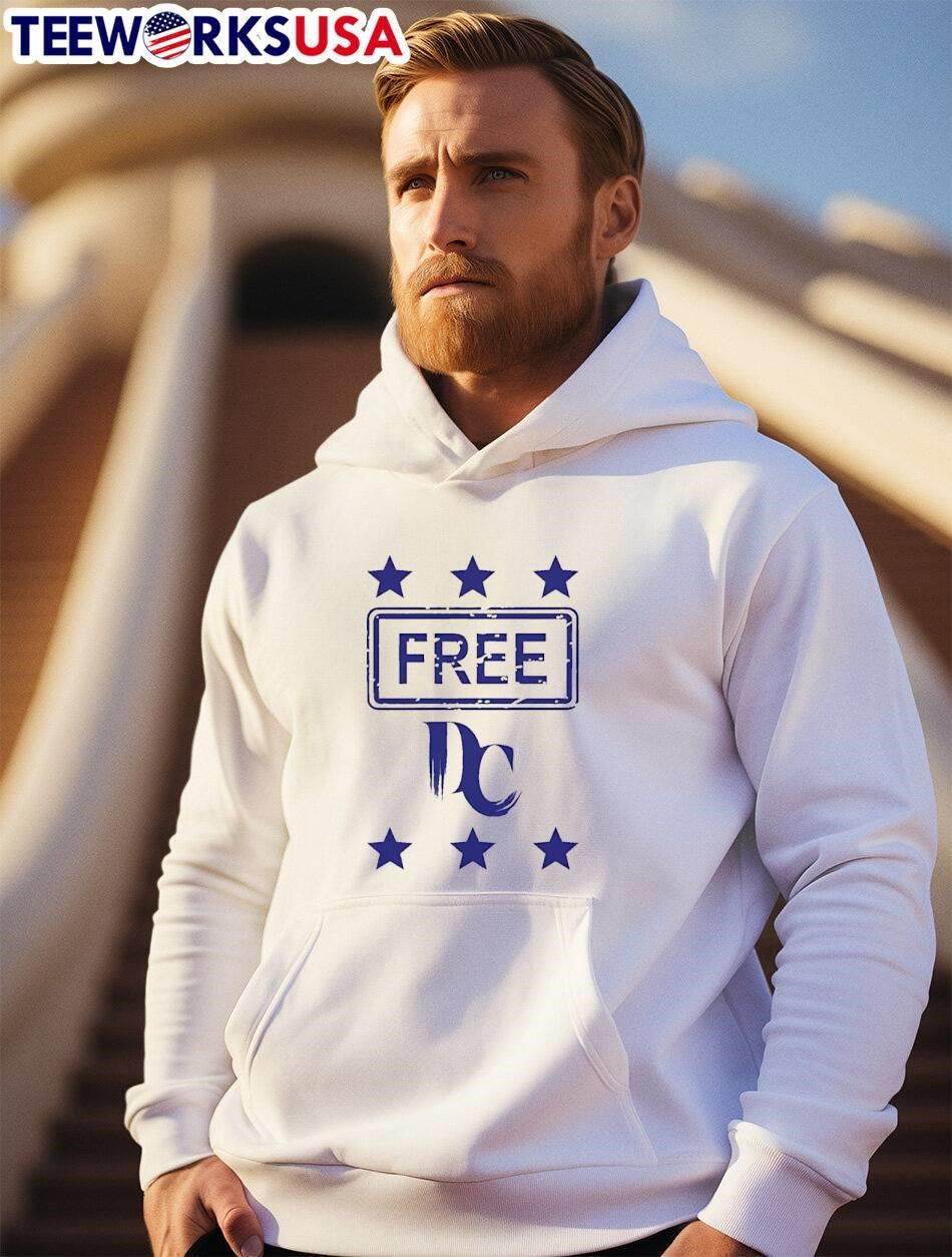 Free DC protest Washington statehood - Adult & Kids T-Shirts, Sweatshirts & Hoodies apparel design preview 2