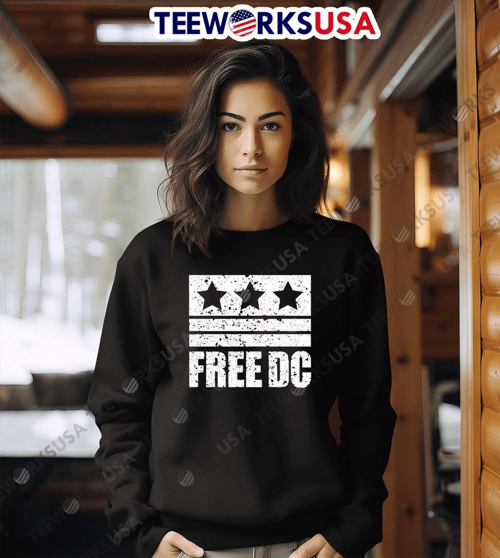 Free DC protest retro political activist - Adult & Kids T-Shirts, Sweatshirts & Hoodies apparel design preview 6
