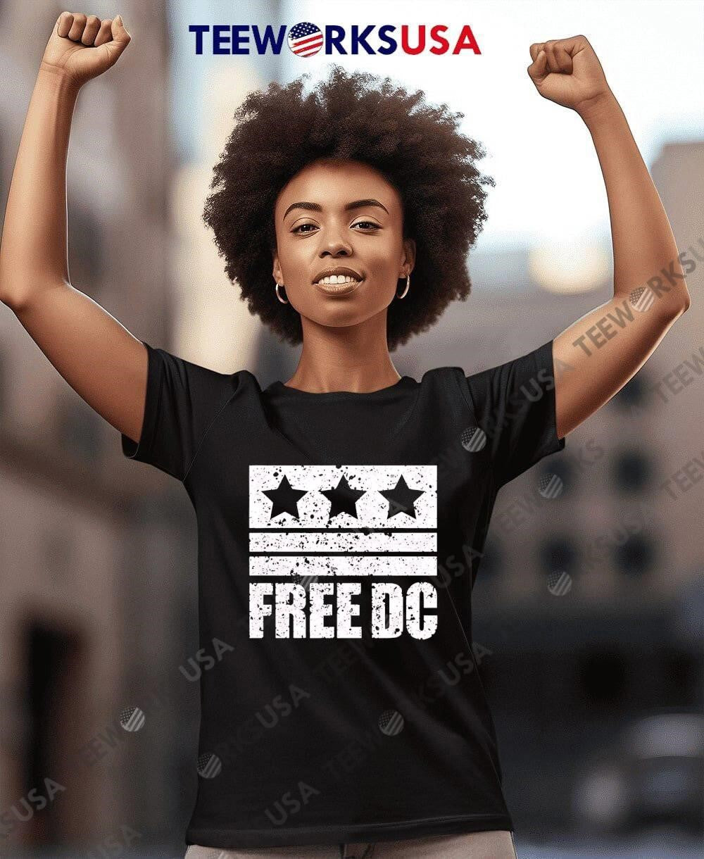 Free DC protest retro political activist - Adult & Kids T-Shirts, Sweatshirts & Hoodies apparel design preview 8