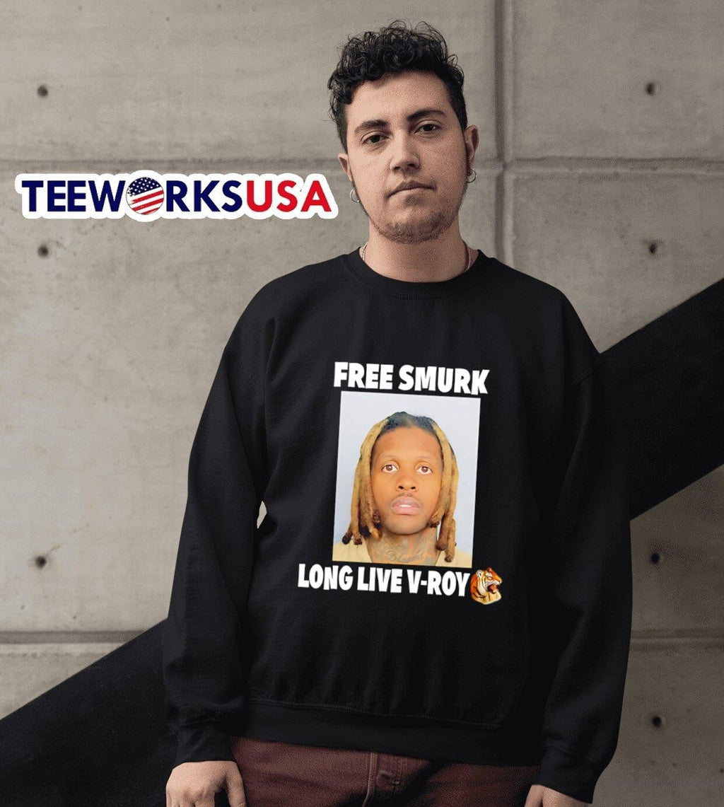 Free Smurk long live V-roy - Adult & Kids T-Shirts, Sweatshirts & Hoodies apparel design preview 3
