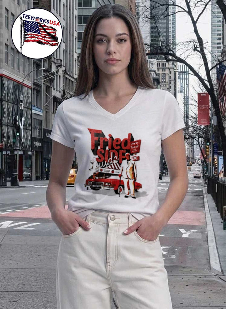 Fried Side Club Colonel Sanders KFC Kentucky Luude - Adult & Kids T-Shirts, Sweatshirts & Hoodies apparel design preview 7