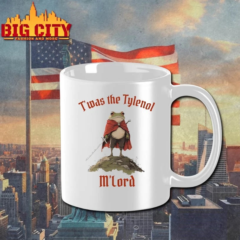 Frog Twas The Tylenol M'lord - Adult & Kids T-Shirts, Sweatshirts & Hoodies apparel design preview 3
