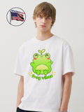Frog Vibes cute - Adult & Kids T-Shirts, Sweatshirts & Hoodies apparel design preview 1